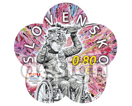 Inaugurácia poštovej známky "XVI. Letné paralympijské hry Tokio 2020 - Športová strelkyňa na vozíčku"