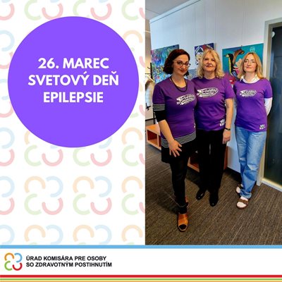 Fialový deň - Svetový deň epilepsie